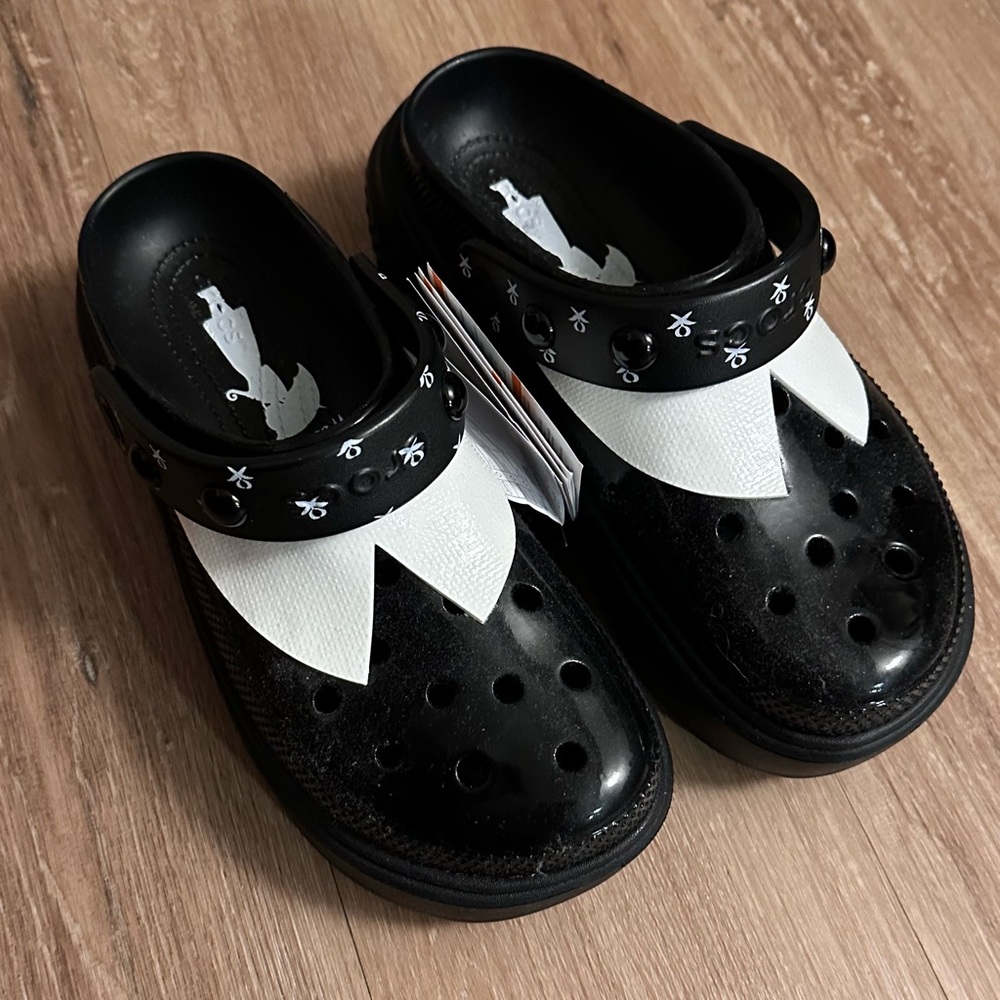 Wednesday Crocs (no charms)